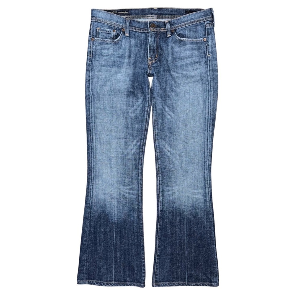 Citizens of Humanity Ingrid #002 Low Waist Flare Jeans Sz 30 Blue Stretch USA